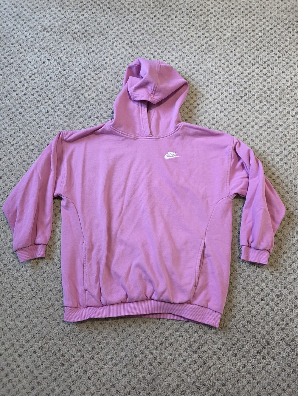 Nike Kids Pink Pullover Hoodie